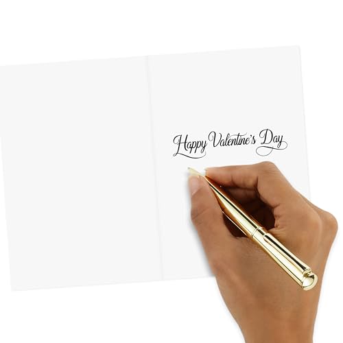 Hallmark Valentine's Day Card Pack - 6 Red Heart Cards with Envelopes