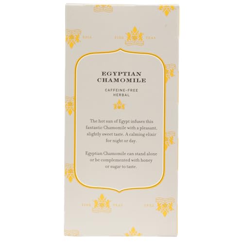 Harney & Sons Egyptian Chamomile Herbal Tea Bags, 20 Count