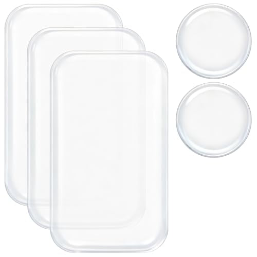 Ezymivs 5PCS Silicone Lash Pad False Eyelash Holder Extension Tools