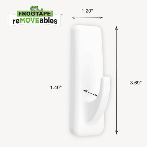 FrogTape reMOVEables Large Utility Wall Hook - 5 lbs Capacity