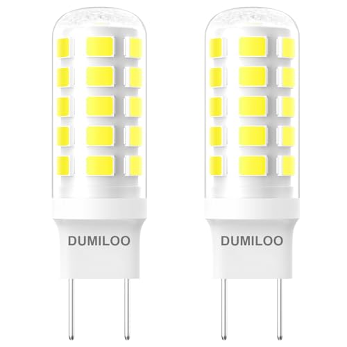 DUMILOO 2 Pack G8 LED Microwave Bulb 5W Daylight White Dimmable Replacement