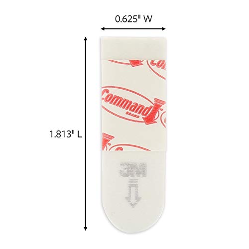 Command Small Refill Adhesive Strips for Wall Hooks - 20 Pack, Damage-Free