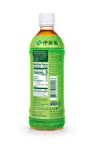 Ito En Oi Ocha Unsweetened Green Tea - 16.9 Fl Oz