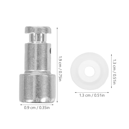 Universal Pressure Cooker Float Valve Replacement Kit - 2 Valves & 6 Sealer Rings