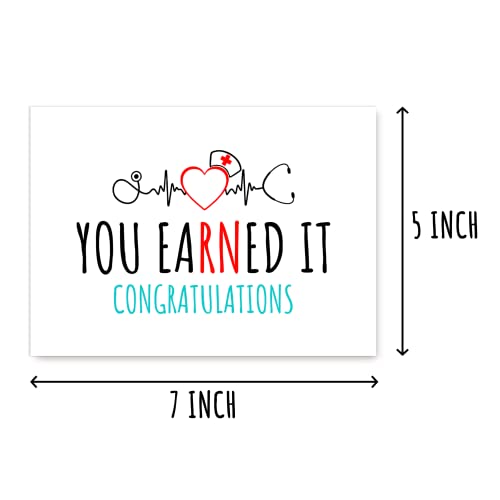 Cute Nurse Graduation Card - You Earned It Congratulations