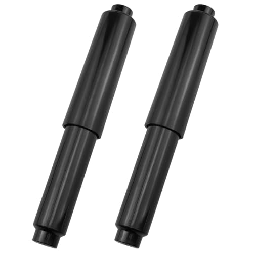 Black Toilet Paper Roller Replacement - 2 Pack, Adjustable 4.3-6.3 Inch
