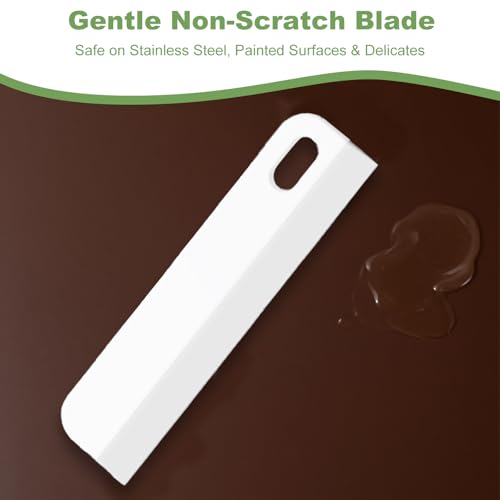 Mini Silicone Squeegee for Kitchen, Bathroom, Car Windows - 8.6in