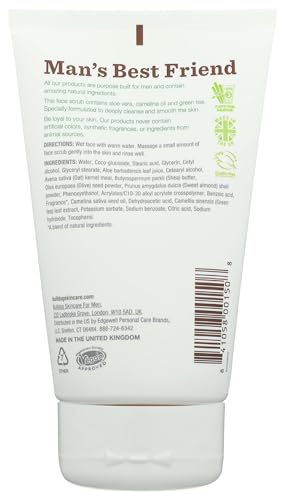 Bulldog Original Mens Face Scrub Exfoliating Skin Care 4.2 Fl Oz