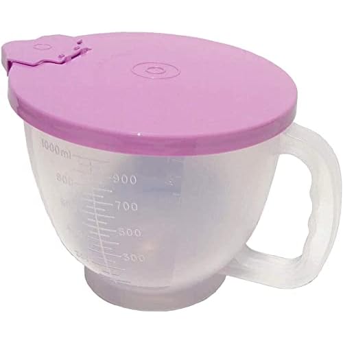 Tupperware Vintage Style 4 Cup Small Mix and Store Batter Pitcher in Lavender