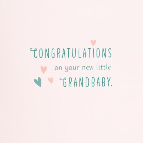 Hallmark New Grandparents Baby Congratulation Card, Gender Neutral Design