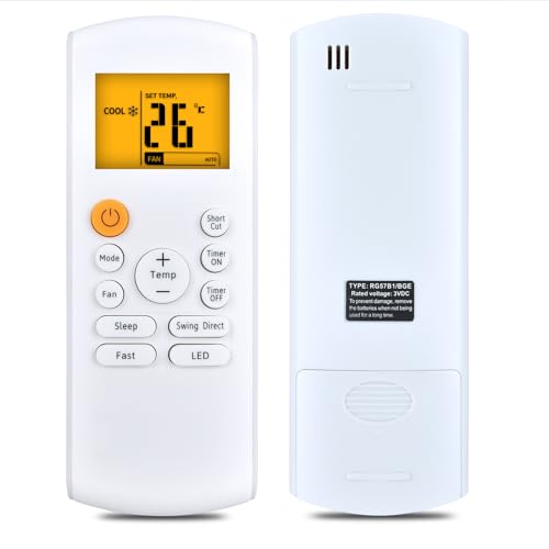 Replacement AC Remote Control for Midea, Samsung, & Blue Star Air Conditioners