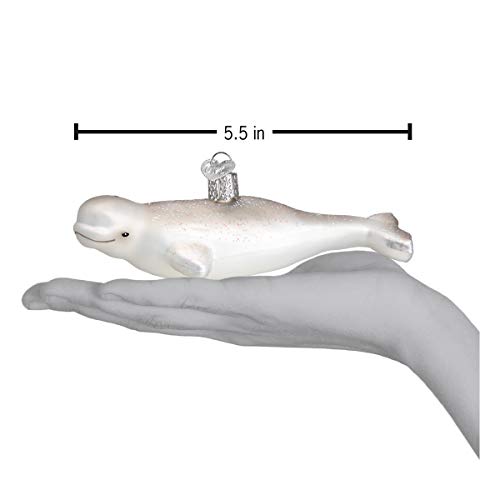 Beluga Whale Christmas Ornament - Old World Holiday Tree Decoration