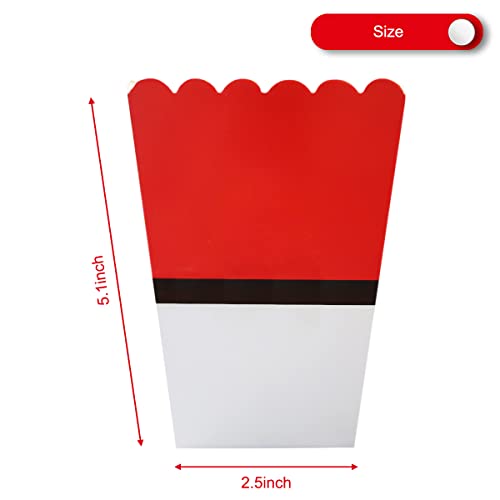 12 Pack Cartoon Animation Popcorn Boxes for Party Decorations