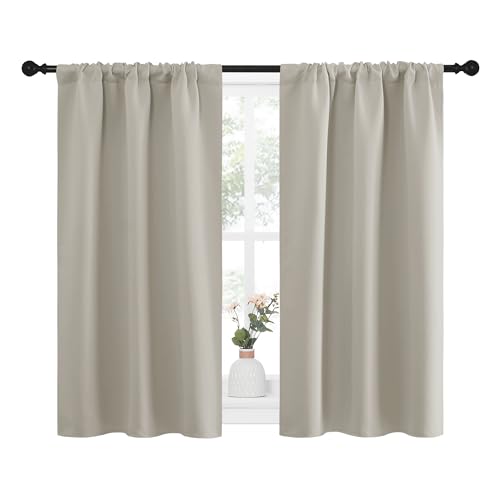 NICETOWN Blackout Curtains - 29" x 40" Solid Thermal Drapes, 2 Panels