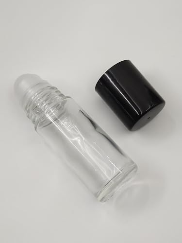 Glass Roller Bottles 30ml 4-Pack Refillable Perfume Oils