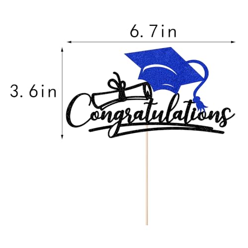 2026 Graduation Cake Topper - Congrats Grad Party Decor
