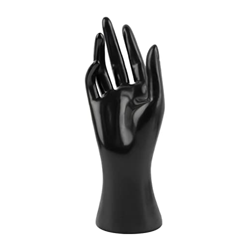 Framendino Black Mannequin Hand Jewelry Display Stand for Rings & Bracelets