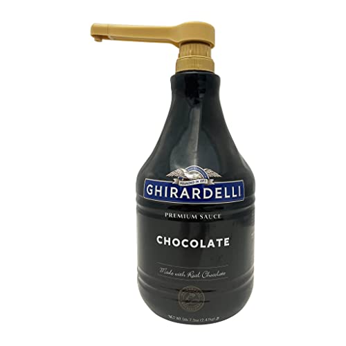 HANDIT 64 fl oz Sauce Pump for Syrup, Chocolate, Caramel & Vanilla - BPA-Free