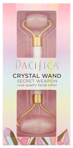Pacifica Rose Quartz Facial Roller and Gua Sha Skincare Tool