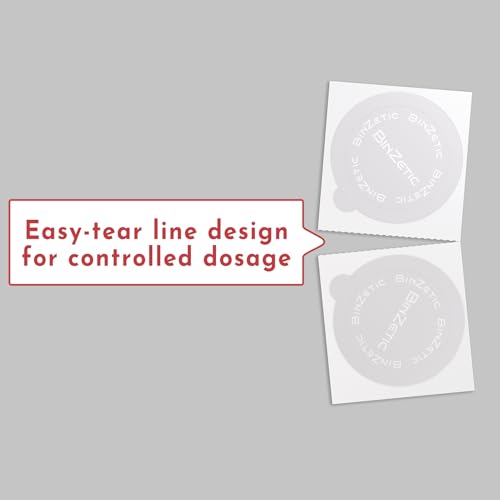 BinZetic 100-Pack Aluminum Foil Lids for Nespresso Vertuo Pods (Refill)