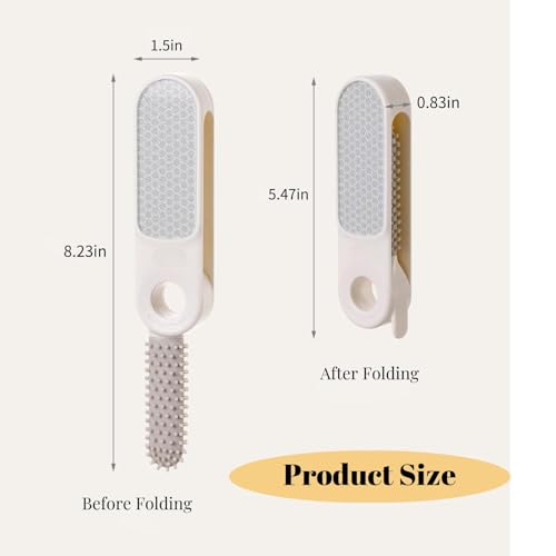 KINTEGOOD 2-in-1 Foldable Nano Glass Foot File & Callus Remover