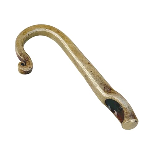 Living Ideas Hand Forged Iron Wall Hook - Rustic Farmhouse Coat & Towel Rack