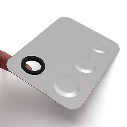 Miamay Stainless Steel Makeup Mixing Palette with Spatula Tool