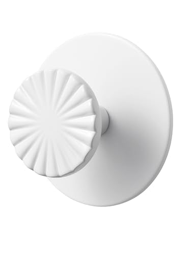JIASENBAO White 2 Pack Adhesive Coat Hooks - Heavy Duty Zinc Alloy