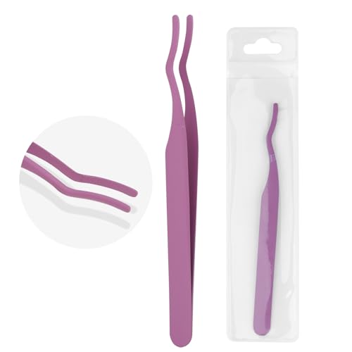 WENDY LASHES Professional Eyelash Extension Tweezers Dark Purple