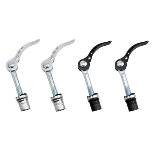 4Pcs Bicycle Folding Screw Seatpost Fixed Quick Release Screw Rod Mountain Bike Seatpost Clamp Seatpost Locking Saddle Bike Seat Clamps Bike Alloy Seat Post Quick Release Pin Bike Seat Clamp Seatpost