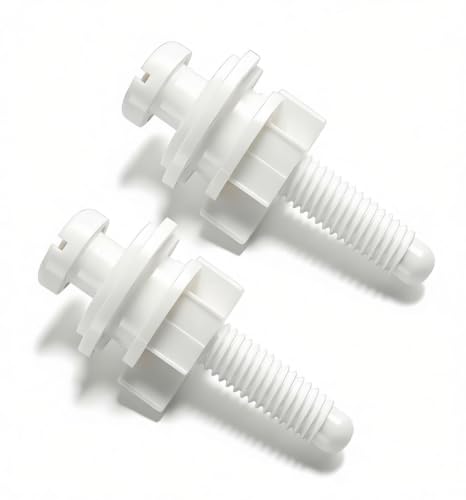 Toilet Seat Screws Replacement Kit - Universal Plastic Hardware Set