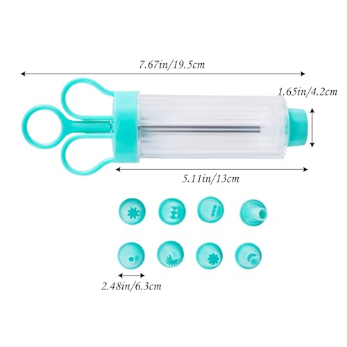 YAMHOHO Green 9-Piece Cupcake Injector & Decorating Set - Filling & Frosting Tools