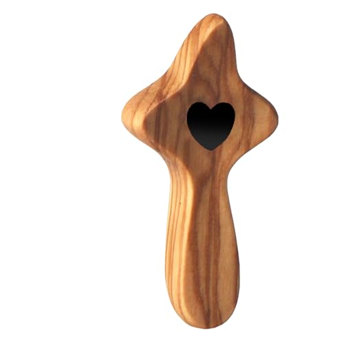 Olive Wood Comfort Cross - Inspirational Stress Relief Gift