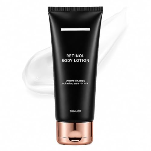 Fhjkuy Retinol Body Lotion - Firming & Moisturizing Cream for Neck and Body