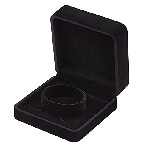 LETURE Velvet Jewelry Box Set - 2 Classic Bracelet Holders