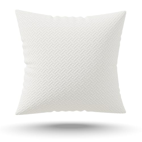 Nolan Interior Jacquard Sofa Cover - Stretchy Pet-Proof Slipcover, Jade White