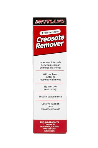 RUTLAND Creosote Remover Toss-In Canisters - 3 Pack, 3 Oz