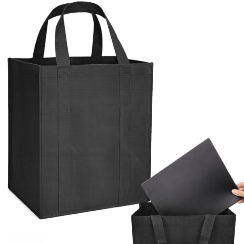 MOLOSLEEVE Large Foldable Reusable Shopping Bag - 15"W x 12.5"H x 10"D