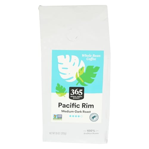 365 Whole Foods Pacific Rim Vienna Roast Coffee Beans 10oz - Sustainable, Rich Flavor