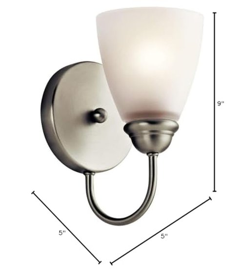 Kichler 45637NI One Light Wall Sconce