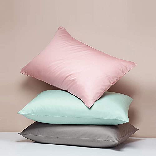 FLXXIE 2 Pack Pink Satin Toddler Pillowcases 13x18 Inch