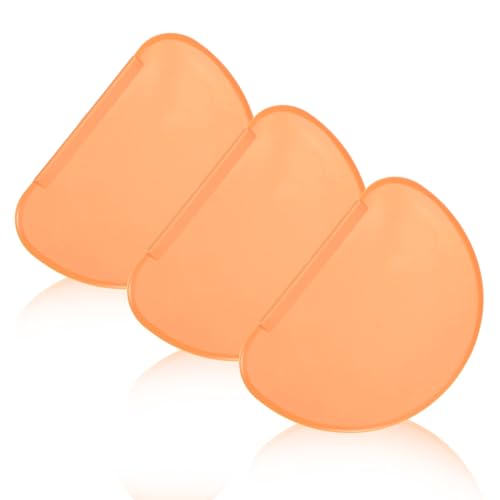Fiyooau 3-Piece Flexible Silicone Dough Scraper Set for Baking and Pastry