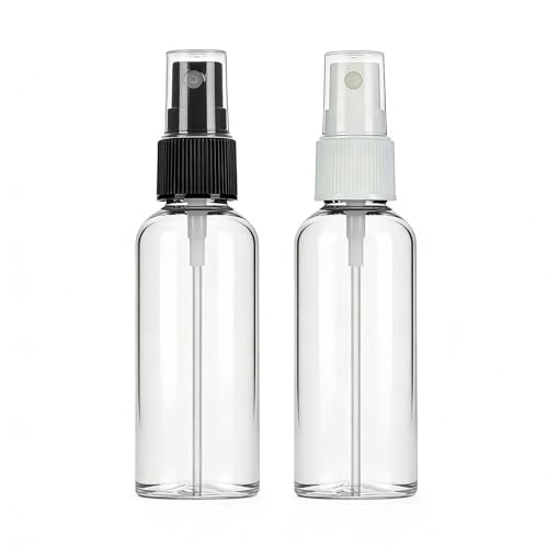 Lekroos 1 Oz Travel Spray Bottles Refillable Plastic Misters 2 Pack