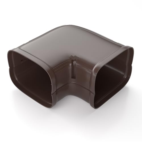 Toutgood 3'' Flat 90° Elbow Pipe Cover Kit for Mini Split Systems