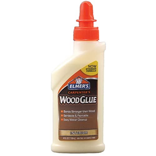 Elmer's Carpenter's Wood Glue 4 Fl Oz - Strong, Non-Toxic Adhesive