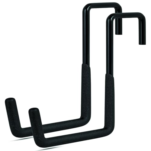Heavy Duty Rafter Hanger Hooks - 2 Pcs Large Garage Utility S-Hooks for Storage
