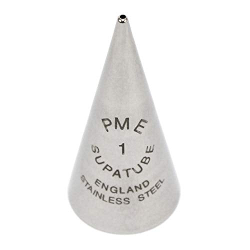 PME Stainless Steel Piping Tip No. 1 - Cake Decorating Writer Nozzle