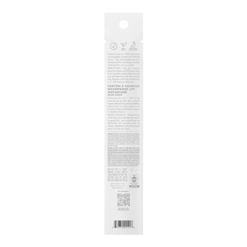 e.l.f. Instant Lift Waterproof Eyebrow Pencil, Deep Brown