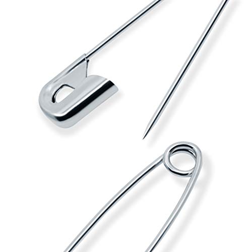 Dritz Size 3 Safety Pins (2-Inch) - Rust Resistant Nickel-Plated, 150-Count