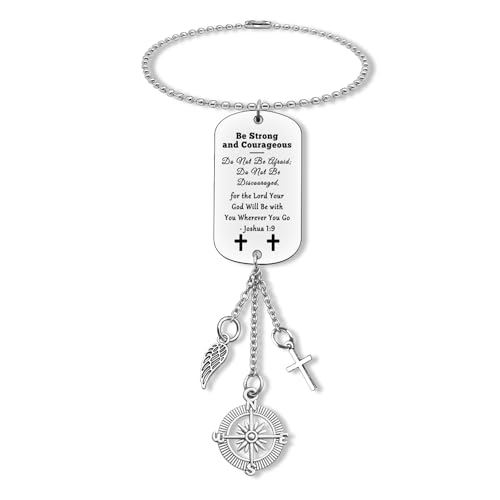 Inspirational Christian Rearview Mirror Hanging Ornament